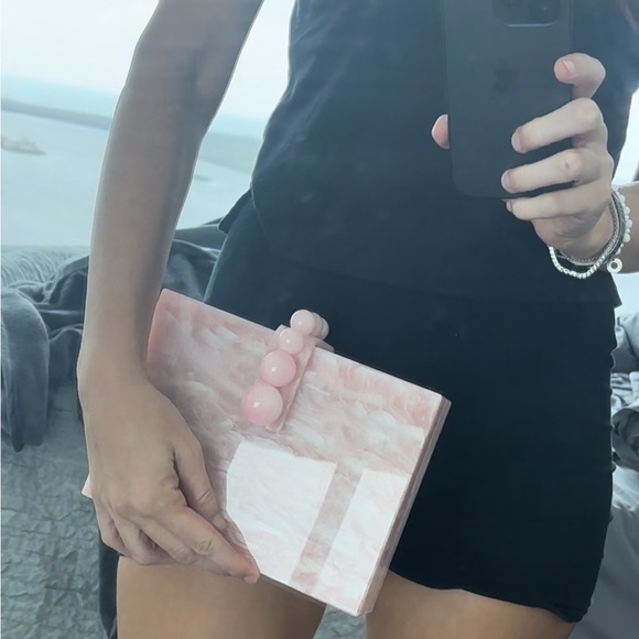 Cult Gaia acrylic pink bag with a strap or can be a clutch
NWT AND BOX - Picture 2 of 3